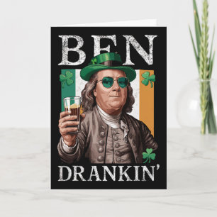 Cartão Cerveja Irlandesa Ben Drankin - Homens e Mulheres