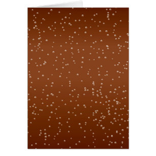 Cartão Cerveja Raiz com Arte de Fundo de Pequenas Bolhas