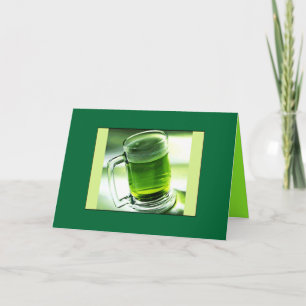 Cartão Cerveja verde