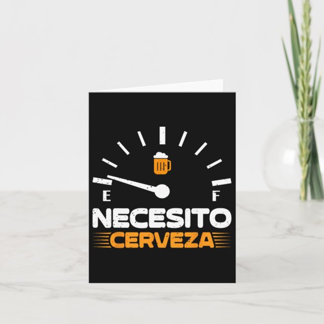 Cartão Cerveza Cinco De M (Frente)