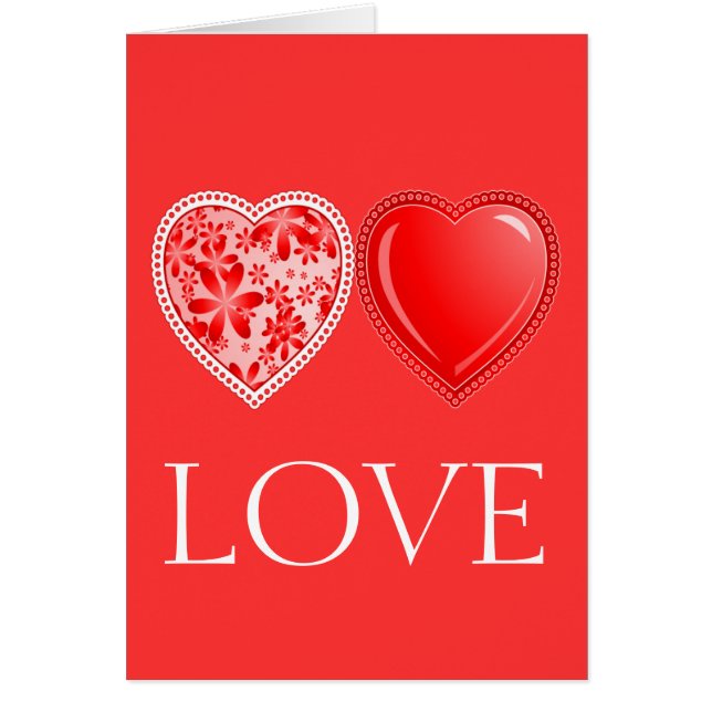 Cartão Cervos do amor (Frente)