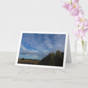 Cartão Céu Azul Marble e Nuvens, Skyscape