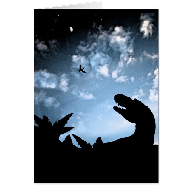 Cartão Céu Jurássico (Frente)