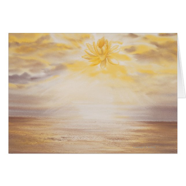 Cartão Céu Lotus (Frente Horizontal)