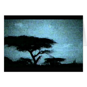 Cartão Céu nocturno