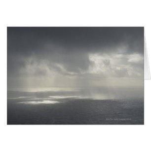 Cartão Céu Nublado sobre o Oceano Atlântico, Madeira,