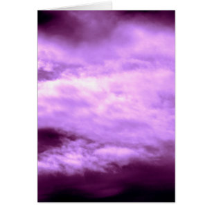 Cartão Céu Roxo Dramático
