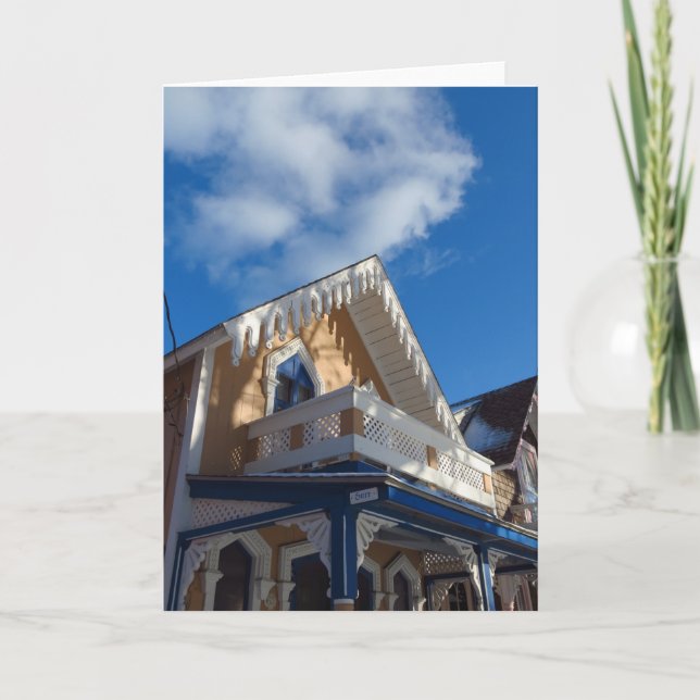 Cartão Céus azuis e Pão-de-Pão - Vinha de Martha (Frente)