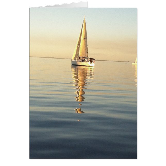 Cartão Céus claros & mares calmos (Frente)