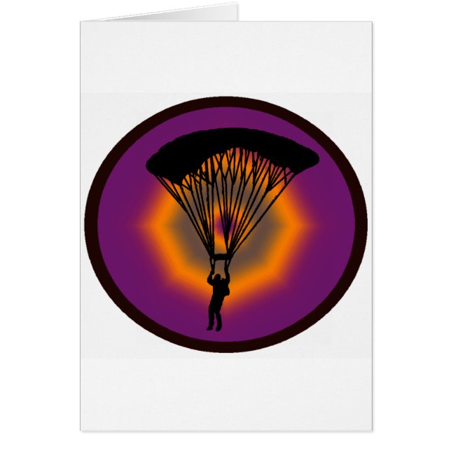 CARTÃO CÉUS DO ROXO DE SKYDIVE (Frente)
