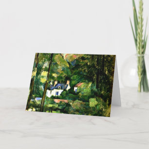 Cartão Cezanne - Casas na Grécia-1881,