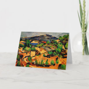 Cartão Cezanne - Montanhas vistas em l'Estaque