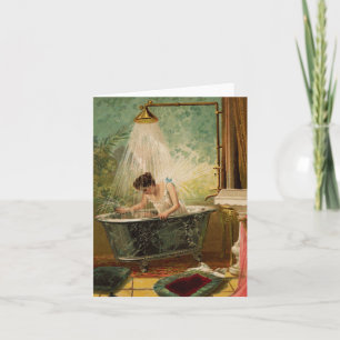 Cartão Chá a placa Bride nota