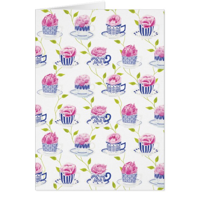 Cartão Chá Alto no Orangery (Frente)