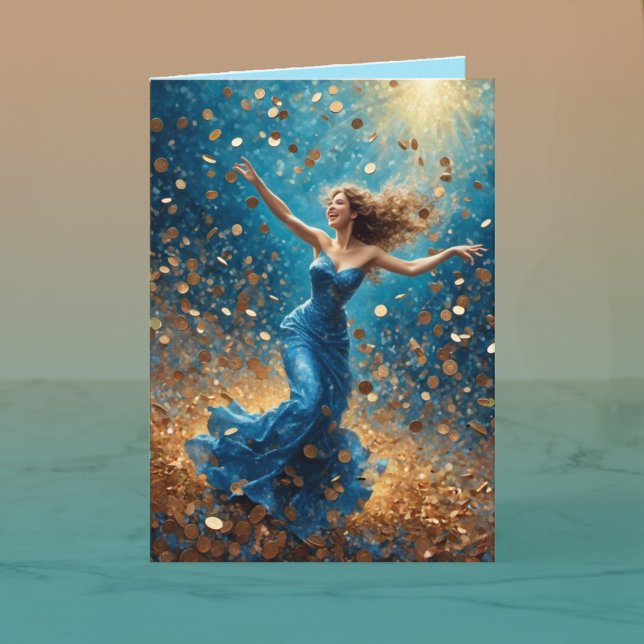 Cartão Chá da sorte (Criador carregado)