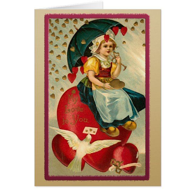 Cartão chá de Corações (Frente)