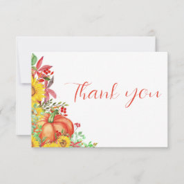 Cartão Chá de fraldas de abóbora