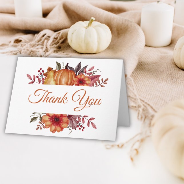 Cartão Chá de fraldas de Abóbora de Cores d'Água (Criador carregado)