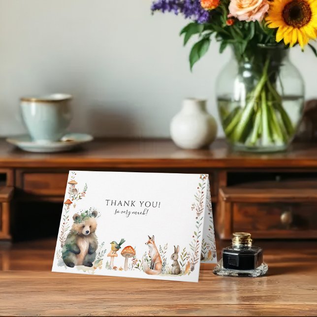 Cartão Chá de fraldas de Porcos-Caçados-Ursos (Criador carregado)