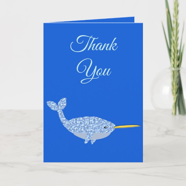 Cartão Chá de fraldas Narral de Menino Azul-Bonito Person (Frente)