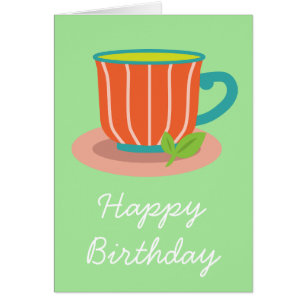 Cartão Chá de hortelã-pimenta para amantes de chá