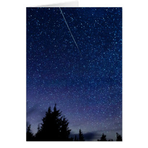 Cartão Chá de Meteoro Perseid
