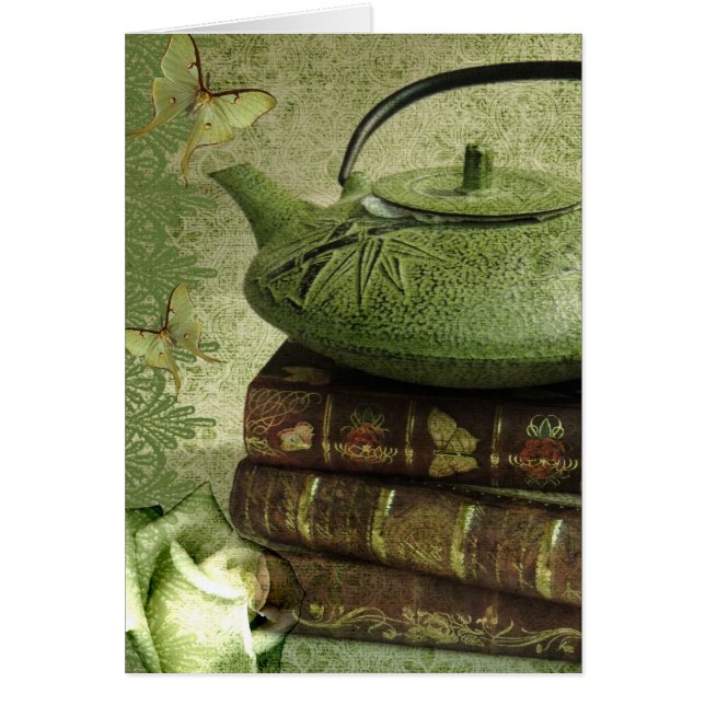 Cartão Chá e Felicidade (Frente)