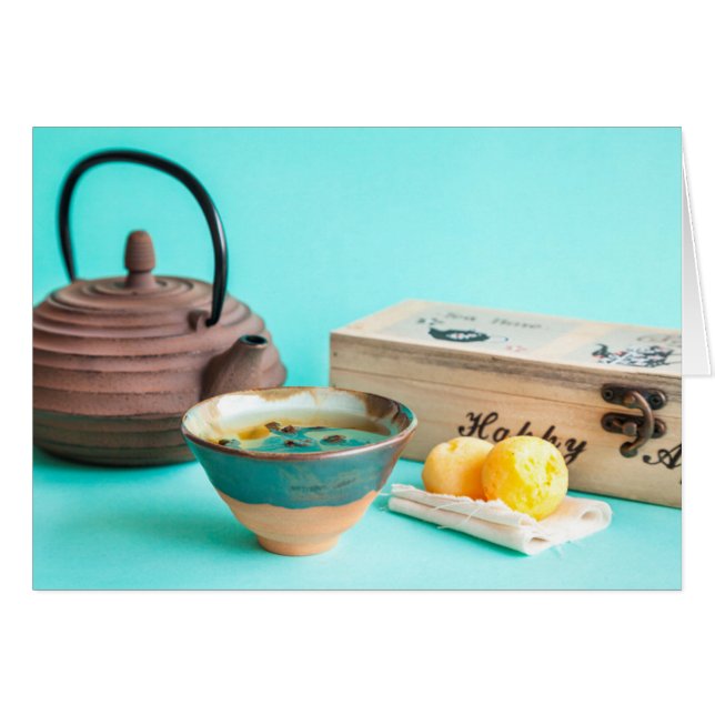 Cartão Chá Para Um (Frente Horizontal)