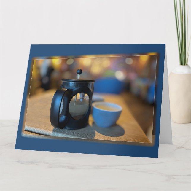 Cartão Chá quente (Frente)