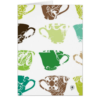 Cartão Chá verde