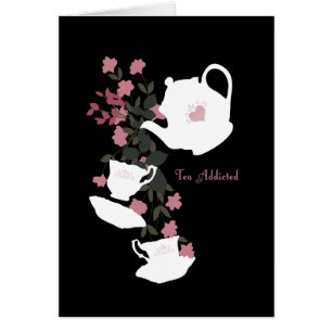 Cartão Chá viciado
