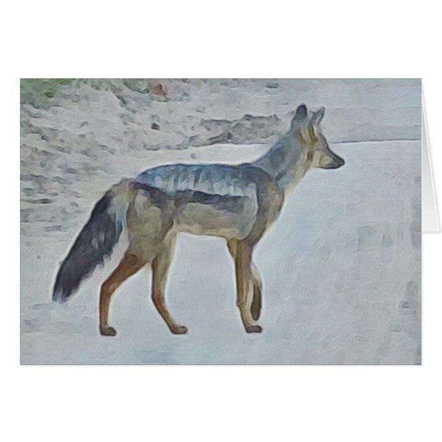 Cartão Chacal (Frente horizontal)