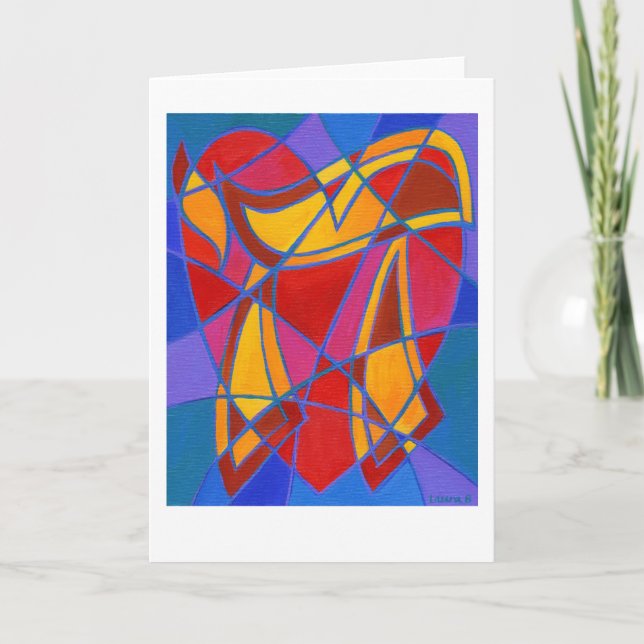 Cartão Chai Mosaic IV (Frente)