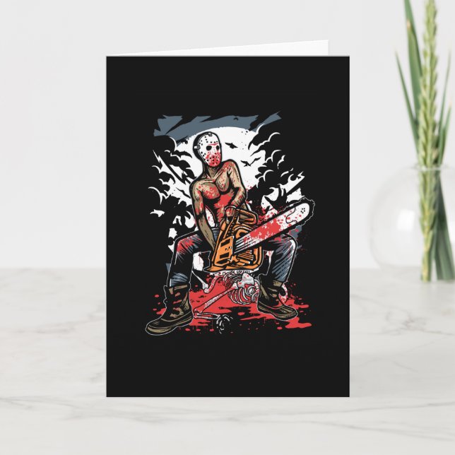 Cartão Chainsaw Killer (Frente)