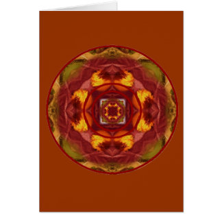 Cartão Chakra profundamente enraizado