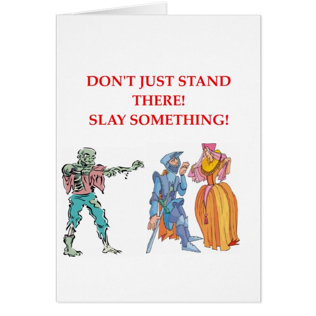 Cartão chalaça da fantasia (Frente)