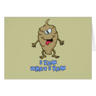 Cartão Chalaça engraçada - Yam de I que Yam de I
