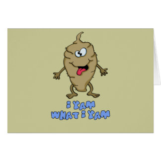 Cartão Chalaça engraçada - Yam de I que Yam de I