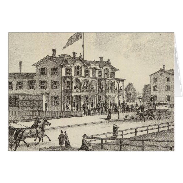 Cartão Chalfonte, Cape May City, Nova Jersey (Frente Horizontal)