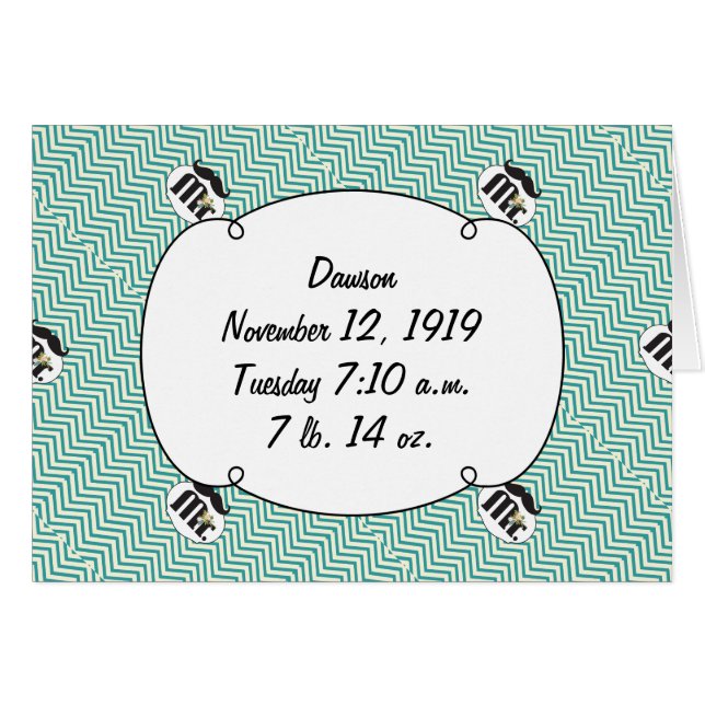 Cartão Chalkboard Sr. Amarelo e verde (Frente horizontal)