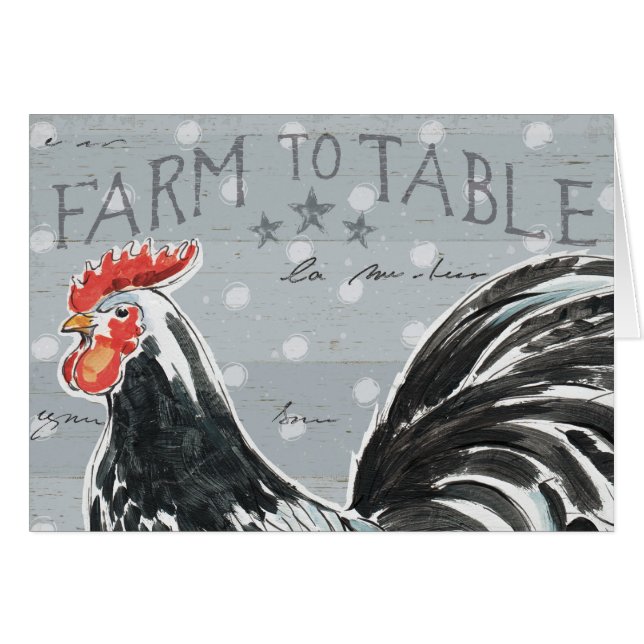 Cartão Chamada III dos galos (Frente Horizontal)