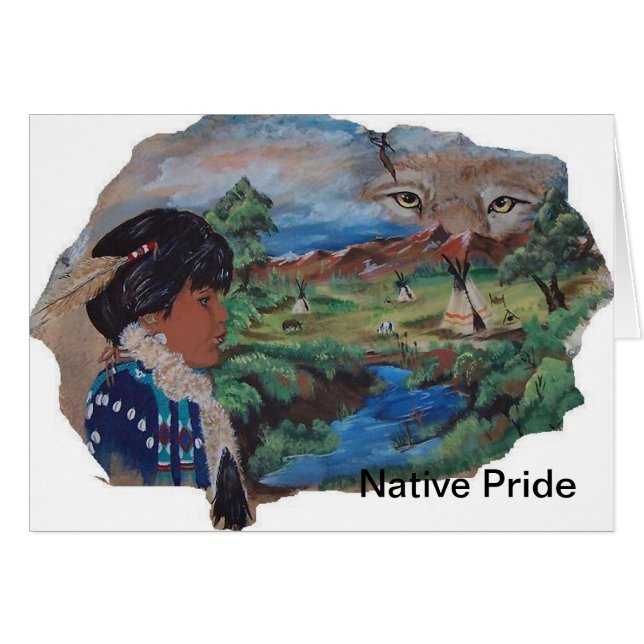 Cartão Chamando os espírito (Frente Horizontal)