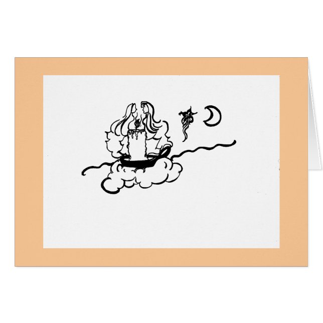 Cartão chamas gêmeas (Frente Horizontal)