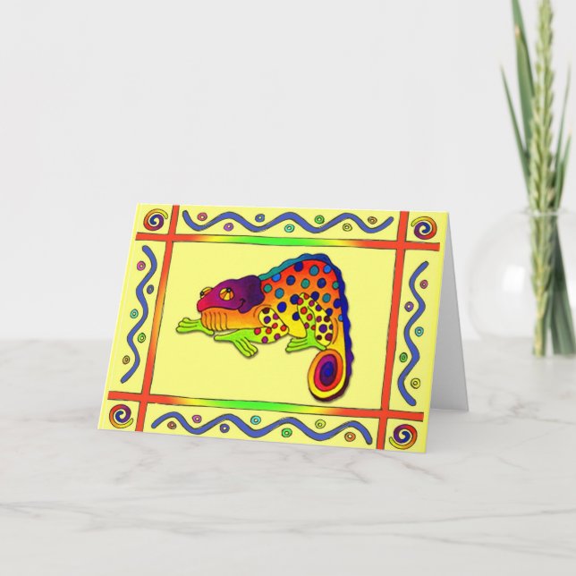 Cartão Chameleon (Frente)