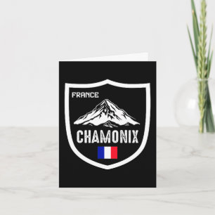 Cartão Chamonix França resort de esqui montanha esqui fra