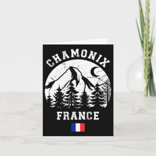 Cartão Chamonix France Alps Ski Resort Alpino Skiing Fren