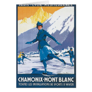 Cartão Chamonix Mont Blanc