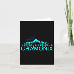 Cartão Chamonix Ski Resort França Esqui alpino francês Al