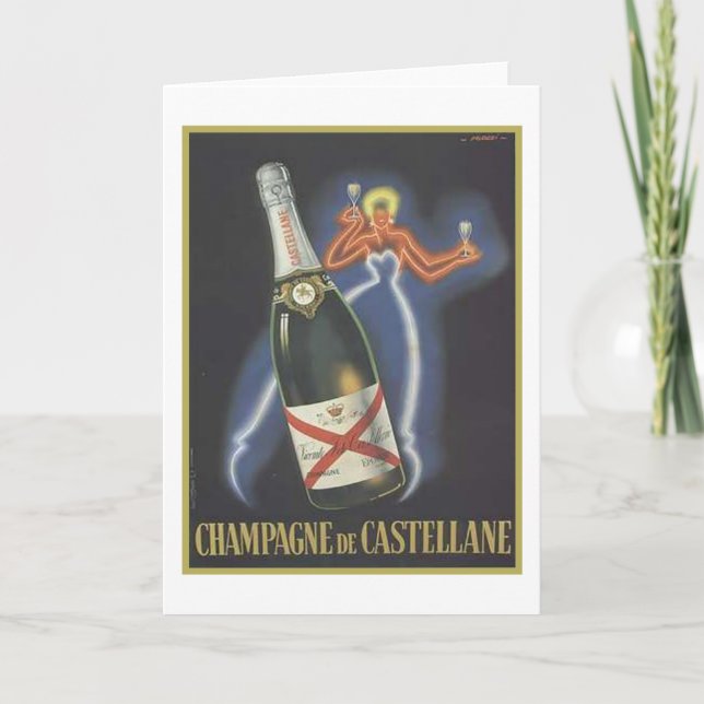 Cartão Champagne de Castellane (Frente)