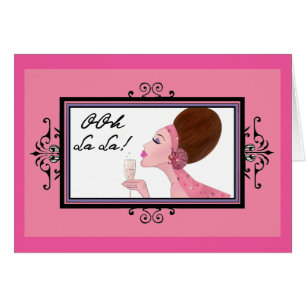 Cartão Champagne DIVA